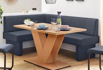 Home Affaire Eckbank blau 182 cm x 89 cm x 142 cm