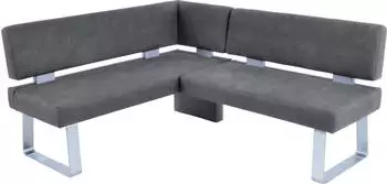 K+W Komfort & Wohnen Eckbank Santos II gepolstert Eckbank wahlweise langer Schenkel 180cm rechts oder links ocean 180 cm x 87 cm x 157 cm