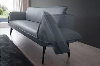 K+W Komfort & Wohnen Polsterbank Drive mit Seitenteilverstellung wahlweise in 218 oder 238 cm Breite aqua 54 238 cm x 91 cm x 66 cm