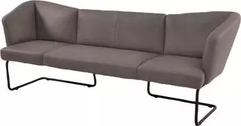 K+W Komfort & Wohnen Polsterbank Mikkado Tube in abgerundeter Form Rundrohrkufe lang in 2 Breiten 192 oder 242 cm sattel 71 242 cm x 88 cm x 71 cm