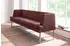 K+W Komfort & Wohnen Polsterbank Cube Hammerkissenoptik 2 Breiten Hochkantkufe in Edelstahloptik cabernet 15 229 cm x 82 cm x 67 cm