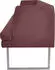K+W Komfort & Wohnen Polsterbank Cube Hammerkissenoptik 2 Breiten Hochkantkufe in Edelstahloptik cabernet 15 229 cm x 82 cm x 67 cm