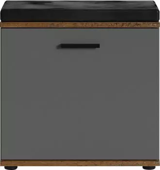 INOSIGN Sitzbank "Jakob" grau (anthrazit old wood) B:48,5cm H:49cm T:30cm Sitzb&auml;nke Sitzbank Garderobenbank Breite 48,5 cm (76652566-0) anthrazit old wood