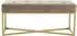Kayoom Sitzbank Adelyn 100 Taupe / Gold QMIZF-TAU