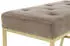 Kayoom Sitzbank Adelyn 100 Taupe / Gold QMIZF-TAU