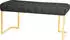 Kayoom Hockerbank Schwarz Gold Metall Kunststoff 47x48x100 cm Bsci Esszimmer Bänke Sitzbänke
