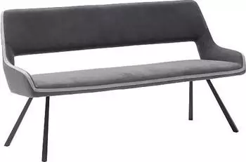 MCA Furniture Sitzbank Essbank BAYONNE Bank 175 CM Vintagelook dunkelgrau