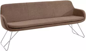 Musterring Essbank Tavia Schlittengestell in drei Ausf&uuml;hrungen Breite 180 200 oder 220 cm copper Edelstahl copper 180 cm x 87 cm x 66 cm