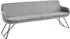 Musterring Essbank Tavia Schlittengestell in drei Ausführungen Breite 180 200 oder 220 cm silver schwarz silver 220 cm x 87 cm x 66 cm