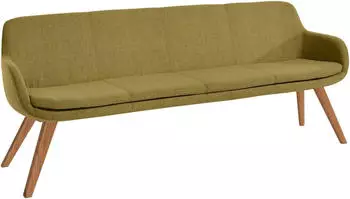 Musterring Essbank Tavia Stativgestell Wildeiche massiv ge&ouml;lt Breite 180 200 oder 220 cm kiwi kiwi 220 cm x 87 cm x 66 cm