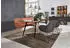 Musterring Essbank Tavia Stativgestell aus Eiche bianco massiv Breite 180 200 oder 220 cm orange orange 180 cm x 87 cm x 66 cm