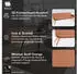 Musterring Essbank Tavia Stativgestell aus Eiche bianco massiv Breite 180 200 oder 220 cm orange orange 180 cm x 87 cm x 66 cm