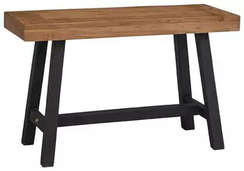 vidaXL Bank 110 cm Massivholz Teak