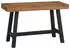 vidaXL Bank 110 cm Massivholz Teak