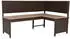 Merxx Eckbank inkl. Sitzkissen braun/beige