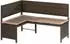 Merxx Eckbank inkl. Sitzkissen braun/beige