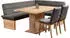 Home Affaire Eckbank Beluna 210x89x169 cm Luxus-Microfaser langer Schenkel links grau (dunkelgrau (30469639-0)