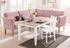 Home Affaire Eckbank Fehmarn 255x98x210 cm Strukturstoff langer Schenkel links rosa (flamingo) (63137752-0)