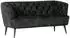 Livetastic 2-Sitzer Küchensofa Kelly Uni 170x83x70 cm antrazit-grün-petrol