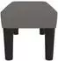 vidaXL Sitzbank Grau 70x30x30 cm Kunstleder