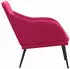 vidaXL Sitzbank Weinrot 110x76x80 cm Samt