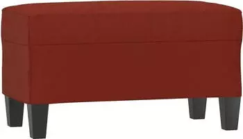 vidaXL Sitzbank Weinrot 70x35x41 cm Kunstleder