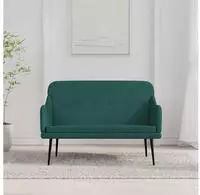vidaXL Sitzbank Dunkelgr&uuml;n 110x76x80 cm Stoff