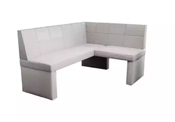 Fun Möbel Eckbank/Küchenbank 196x142 cm BLAKE XL L Stoff Soro Lichtgrau