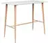 vidaXL 5 -tlg. Bar-Set weiß/schwarz (3057429)