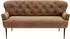 Cavadore 2,5-Sitzer Küchensofa Amba 173x97x87 cm Mikrofaser Hellbraun