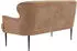 Cavadore 2,5-Sitzer Küchensofa Amba 173x97x87 cm Mikrofaser Hellbraun