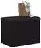 vidaXL Aufbewahrungsbank Schwarz Eiche 60x40x45 cm Holzwerkstoff (862983)