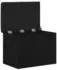 vidaXL Aufbewahrungsbank Schwarz Eiche 60x40x45 cm Holzwerkstoff (862983)