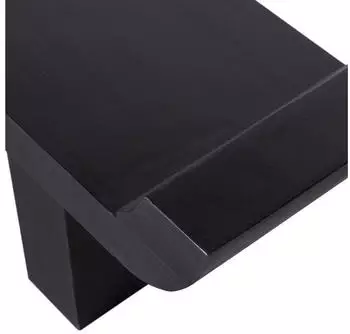 Woood Esszimmerstuhl Esstischbank Sitzbank Japandi Lox 180 cm Mangholz schwarz