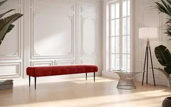Places of Style 3-Sitzer Amber mit Knopfheftung n verschieden Stoffarten bordeaux