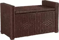 Home affaire Sitztruhe "Sch&ouml;nerempfang" Rattan-Bank, OTTOs Choice, Belastbar bis