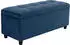 Home Affaire Bettbank Abgesteppt Mit Stauraum auch als Garderobenbank geeignet Polsterbank blau 100 cm x 42,5 cm x 40 cm