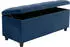 Home Affaire Bettbank Abgesteppt Mit Stauraum auch als Garderobenbank geeignet Polsterbank blau 100 cm x 42,5 cm x 40 cm