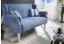 Home Affaire Küchensofa Moro inkl. 2 Stk. Zierkissen gestreift verschiedenen Stoffe und Farben blau 170 cm x 99 cm x 73 cm