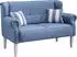 Home Affaire Küchensofa Moro inkl. 2 Stk. Zierkissen gestreift verschiedenen Stoffe und Farben blau 170 cm x 99 cm x 73 cm