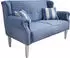 Home Affaire Küchensofa Moro inkl. 2 Stk. Zierkissen gestreift verschiedenen Stoffe und Farben blau 170 cm x 99 cm x 73 cm