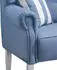 Home Affaire Küchensofa Moro inkl. 2 Stk. Zierkissen gestreift verschiedenen Stoffe und Farben blau 170 cm x 99 cm x 73 cm