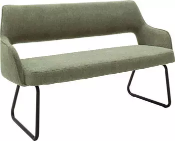 MCA Furniture Bangor Bank Mit Armlehnen Gepolsterte Sitzbank K&uuml;che Esszimmer Und Wohnzimmer XL