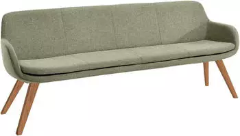 Musterring Essbank Tavia Stativgestell Wildeiche massiv ge&ouml;lt Breite 180 200 oder 220 cm oliv oliv 220 cm x 87 cm x 66 cm