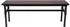 MCW Sitzbank H10b Ulme Holz Industriedesign 120x35cm schwarz-braun (MCW-H10b)