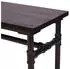 MCW Sitzbank H10b Ulme Holz Industriedesign 120x35cm schwarz-braun (MCW-H10b)