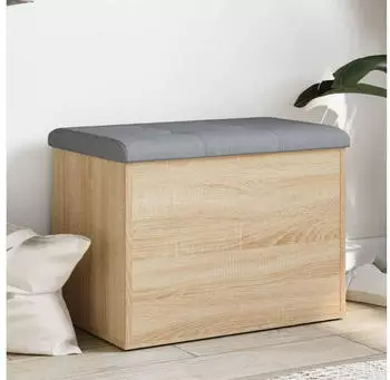 vidaXL Aufbewahrungsbank Sonoma-Eiche 62x42x45cm Holzwerkstoff (835042)