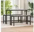vidaXL Esstischbank 2er-Set Grau Sonoma 100x32,5x48,5cm (873757)