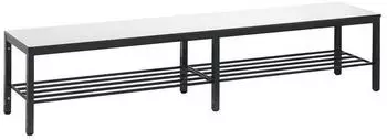 C+P Basic Plus Umkleidebank Feuchtraum mit Schuhrost 1960mm (8062-010)