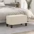 vidaXL Sitzbank Creme 70x35x41 cm Mikrofasergewebe
